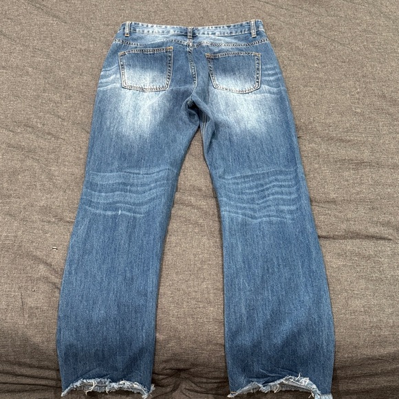 POL Straight Jeans with Colorful Patchwork - Picture 2 of 3